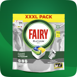 Fairy капсулы Platinum Всё в 1, 113 шт